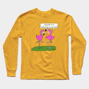 Flamingo with friend Long Sleeve T-Shirt